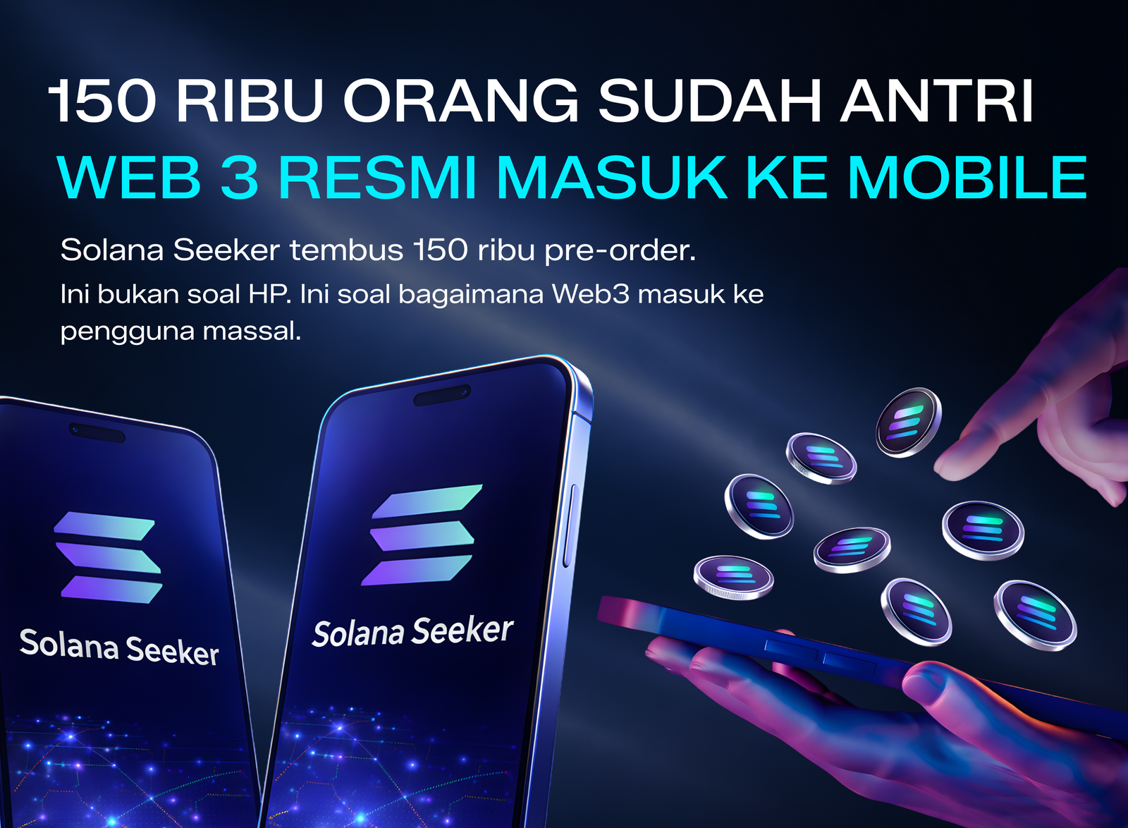 150 Ribu Pre-Order: Solana Seeker Menandai Babak Baru di Web3 di mobile